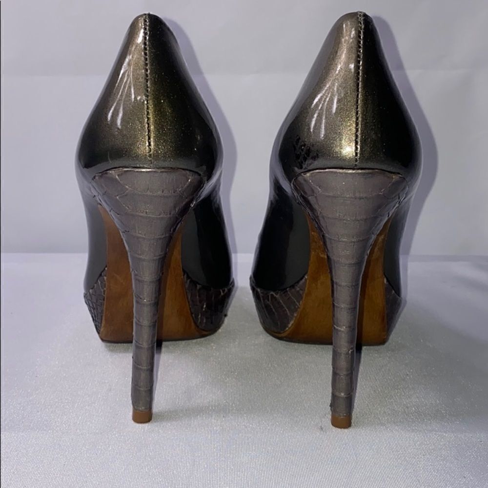 Alexandre Birman Heels Authentic Pythonpatent Lea… - image 6